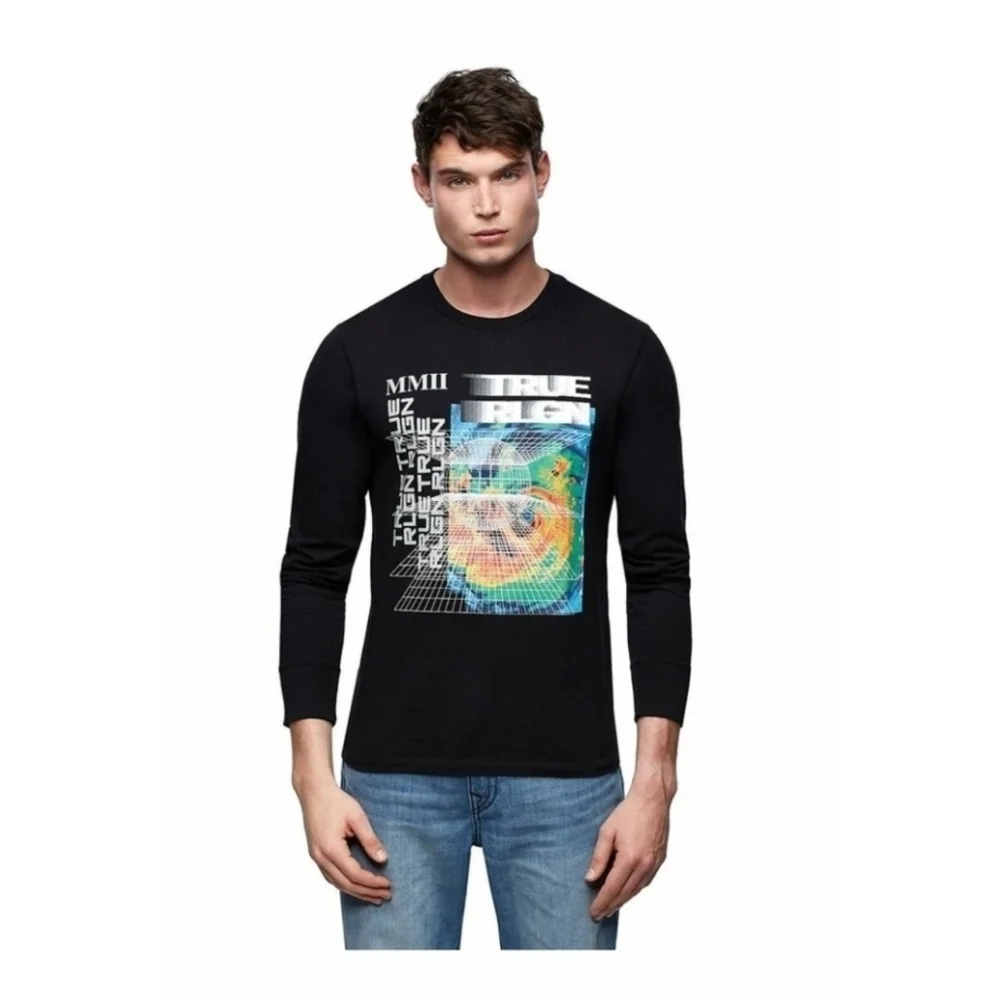 True Religion Hurricane Long Sleeve Crew Size Small